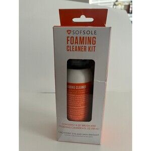 Sof Sole Foaming Shoe Cleaner Kit (4 oz Cleaner + 6.25" Brush) Open Box